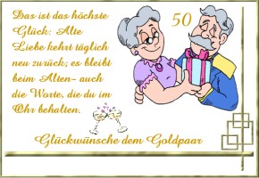 gluckwunsche zur goldene hochzeit