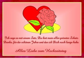 Gluckwunsche Zum Hochzeitstag