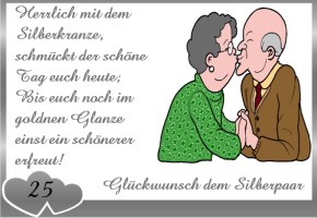 einladung spruch silberhochzeit